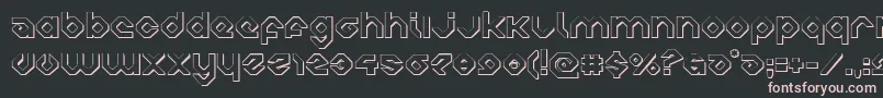 charliesangles3d Font – Pink Fonts on Black Background