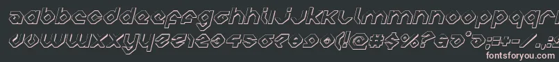 charliesangles3dital Font – Pink Fonts on Black Background
