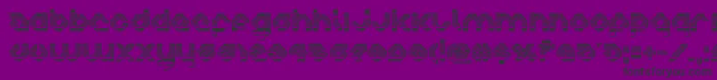 charliesangleschrome Font – Black Fonts on Purple Background