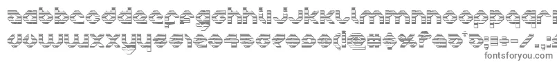 Шрифт charliesangleschrome – серые шрифты на белом фоне