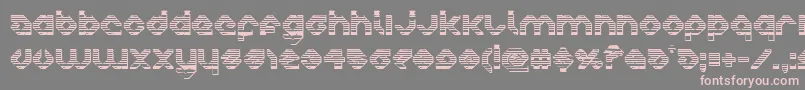 Шрифт charliesangleschrome – розовые шрифты на сером фоне
