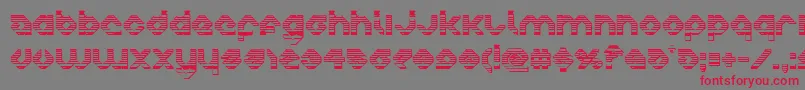 Шрифт charliesangleschrome – красные шрифты на сером фоне