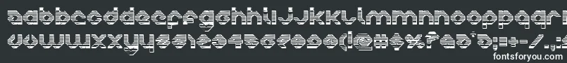 Шрифт charliesangleschrome – белые шрифты