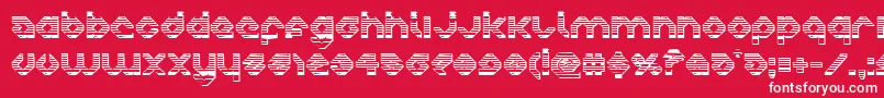 Шрифт charliesangleschrome – белые шрифты на красном фоне