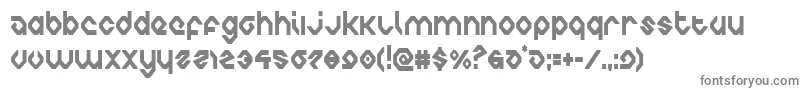 charliesanglescond Font – Gray Fonts on White Background