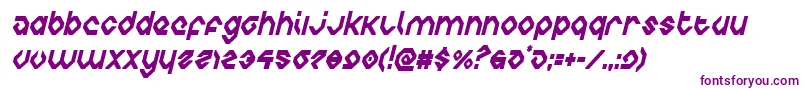 charliesanglescondital-Schriftart – Violette Schriften auf weißem Hintergrund