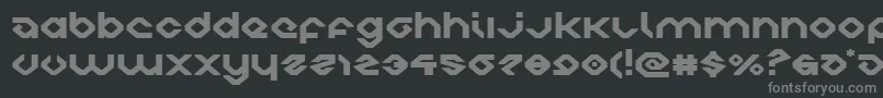 charliesanglesexpand Font – Gray Fonts on Black Background