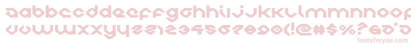 charliesanglesexpand Font – Pink Fonts on White Background