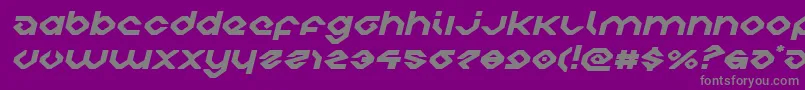 Шрифт charliesanglesexpandital – серые шрифты на фиолетовом фоне