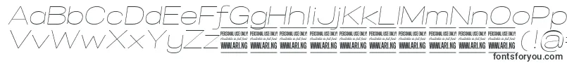 SpecifypersonalExpthinitalic Font – Hairline Fonts