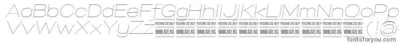 SpecifypersonalExpthinitalic Font – Gray Fonts