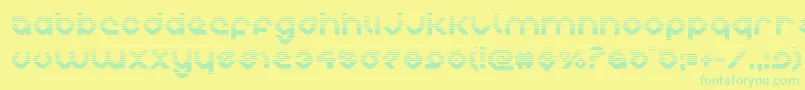 charliesanglesgrad Font – Green Fonts on Yellow Background