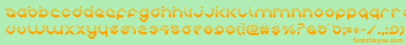 charliesanglesgrad Font – Orange Fonts on Green Background