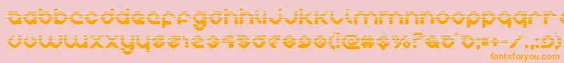 charliesanglesgrad Font – Orange Fonts on Pink Background