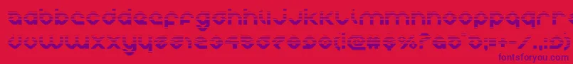 charliesanglesgrad Font – Purple Fonts on Red Background