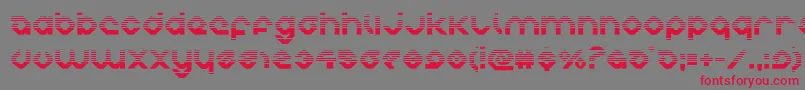 charliesanglesgrad Font – Red Fonts on Gray Background