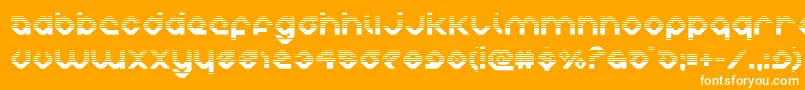 charliesanglesgrad Font – White Fonts on Orange Background