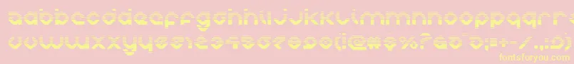 charliesanglesgrad Font – Yellow Fonts on Pink Background