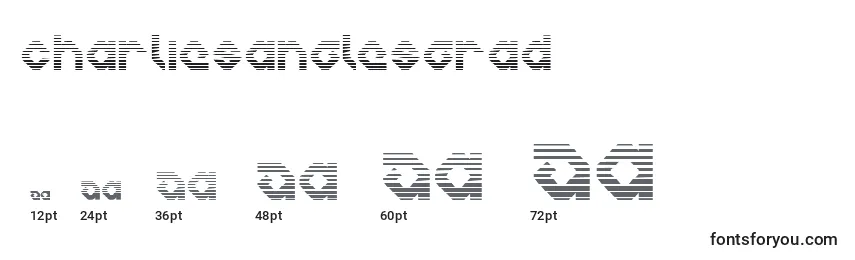 Размеры шрифта Charliesanglesgrad