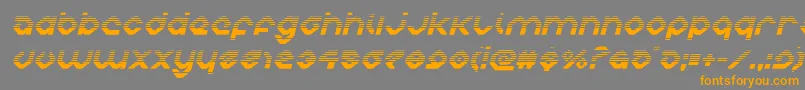 charliesanglesgradital Font – Orange Fonts on Gray Background