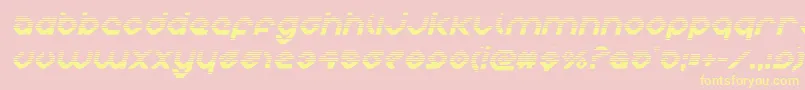 charliesanglesgradital Font – Yellow Fonts on Pink Background