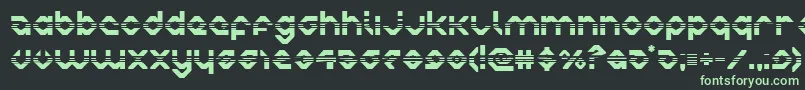 Шрифт charliesangleshalf – зелёные шрифты на чёрном фоне