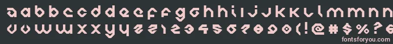 charliesanglestitle Font – Pink Fonts on Black Background