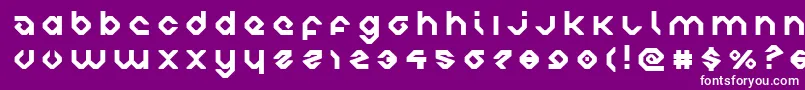 charliesanglestitle Font – White Fonts on Purple Background