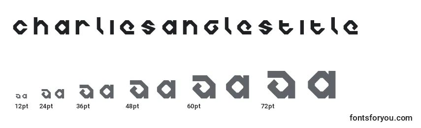 Размеры шрифта Charliesanglestitle