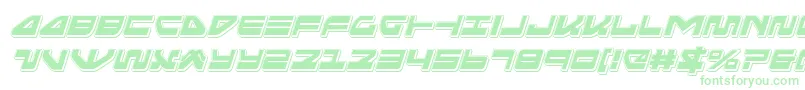 Seariderfalconpunchital-fontti – vihreät fontit