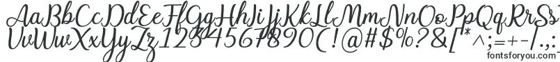 フォントCharline font – 署名用のフォント