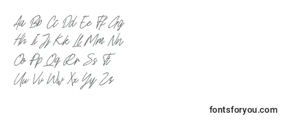Charlion Slant Script Font