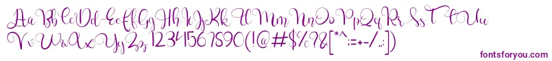 charllie Personal Use Font – Purple Fonts