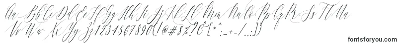 フォントCharlotte Calligraphy   Slant R1 – イースターフォント