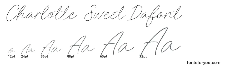 Charlotte Sweet Dafont Font Sizes
