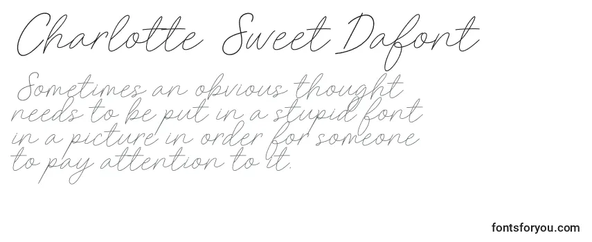 Charlotte Sweet Dafont Font