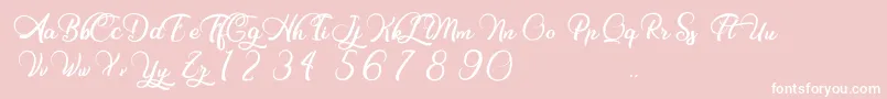 More about Charming Strangulation Font Charming Strangulation Font – White Fonts on Pink Background