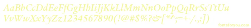 LegacySerifItcMediumItalic Font – Yellow Fonts