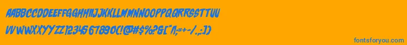 Lisätietoja charmlingexpandital-fontista charmlingexpandital-fontti – siniset fontit oranssilla taustalla