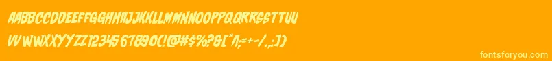 fuente charmlingexpandital – Fuentes Amarillas Sobre Fondo Naranja