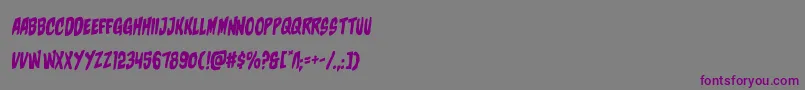 charmlingrotal Font – Purple Fonts on Gray Background