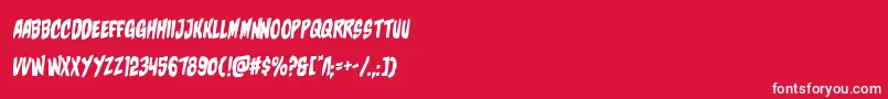 charmlingrotal Font – White Fonts on Red Background