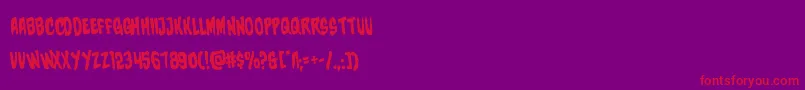 fuente charmlingrotate – Fuentes Rojas Sobre Fondo Morado