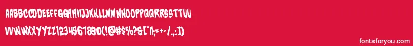 charmlingrotate Font – White Fonts on Red Background
