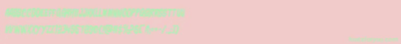 charmlingrotate2 Font – Green Fonts on Pink Background