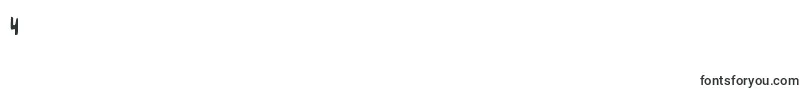 フォントcharmlingstag – フォント数字4