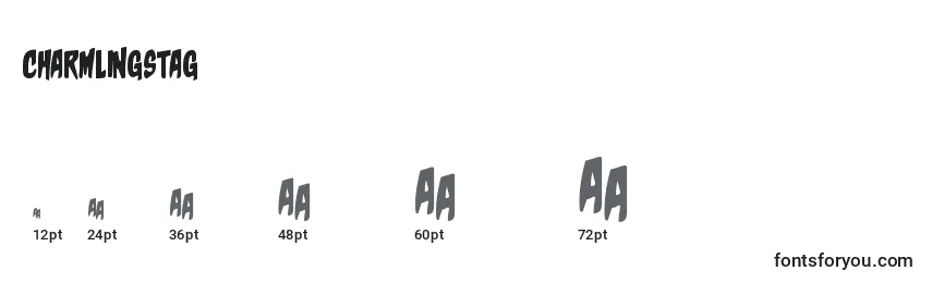 Charmlingstag Font Sizes