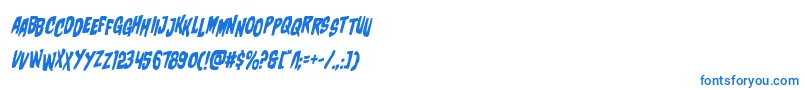 charmlingstagital-Schriftart – Blaue Schriften