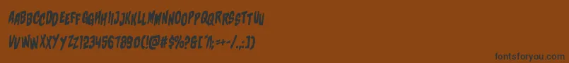 More about charmlingstagrotal Font charmlingstagrotal Font – Black Fonts on Brown Background