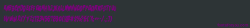 charmlingstagrotal Font – Purple Fonts on Black Background